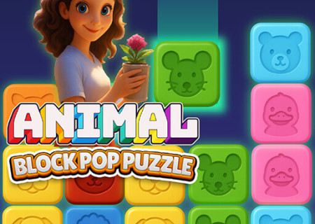 Animal Block Pop Puzzle