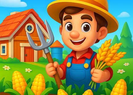 Family Idle Farm: Build & Harvest